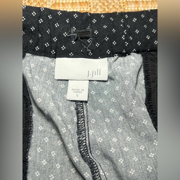 J. Jill Women's Black Patterned Dress Pants, Trousers,Workwear,Size S - Picture 7 of 9